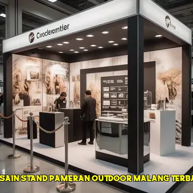 desain stand pameran outdoor malang terbaik